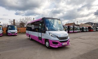 Cum arată noile autobuze şcolare din Cluj-Napoca, de 625.000 de lei bucata. 14 trasee disponibile