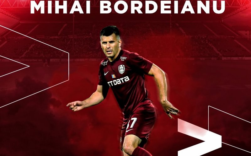 Revenirea lui Mihai Bordeianu, oficializată de CFR Cluj
