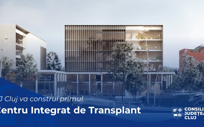 Centrul Integrat de Transplant Cluj va avea 277 de paturi. Apare și un heliport