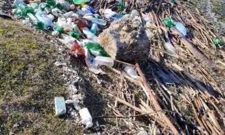 Dezastru ecologic pe malul Arieșului. Salubrizarea inițială, fără succes