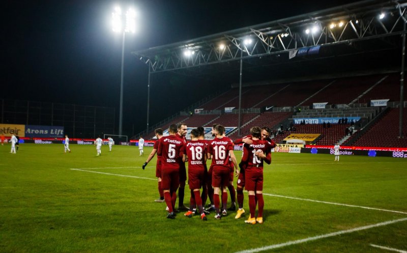 Frigul a înghețat tabela în Gruia. Al doilea meci la rând fără succes pentru CFR Cluj