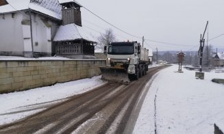 A nins ca-n povești la Cluj! Care este situația drumurilor din județ