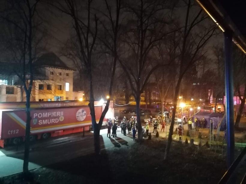Fum fără foc, la "Marius Nasta". Bode: Nu a fost incendiu
