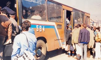 Vechiul Cluj: Aglomeraţie în autobuzul 31 şi coadă la ouă pe Horea