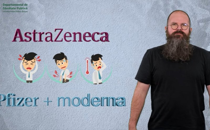 Răzvan Cherecheș vorbește despre efectele adverse ale vaccinurilor. Diferențele dintre Pfizer, Moderna și Astra Zeneca