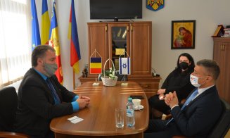 Ambasadorul Israelului în România, în vizită la Consiliul Județean Cluj