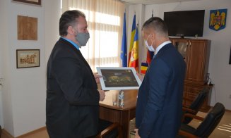 Ambasadorul Israelului în România, în vizită la Consiliul Județean Cluj