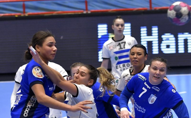 Handbalistele Universității Cluj au reușit surpriza campionatului cu CSM București