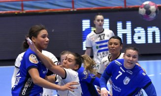 Handbalistele Universității Cluj au reușit surpriza campionatului cu CSM București