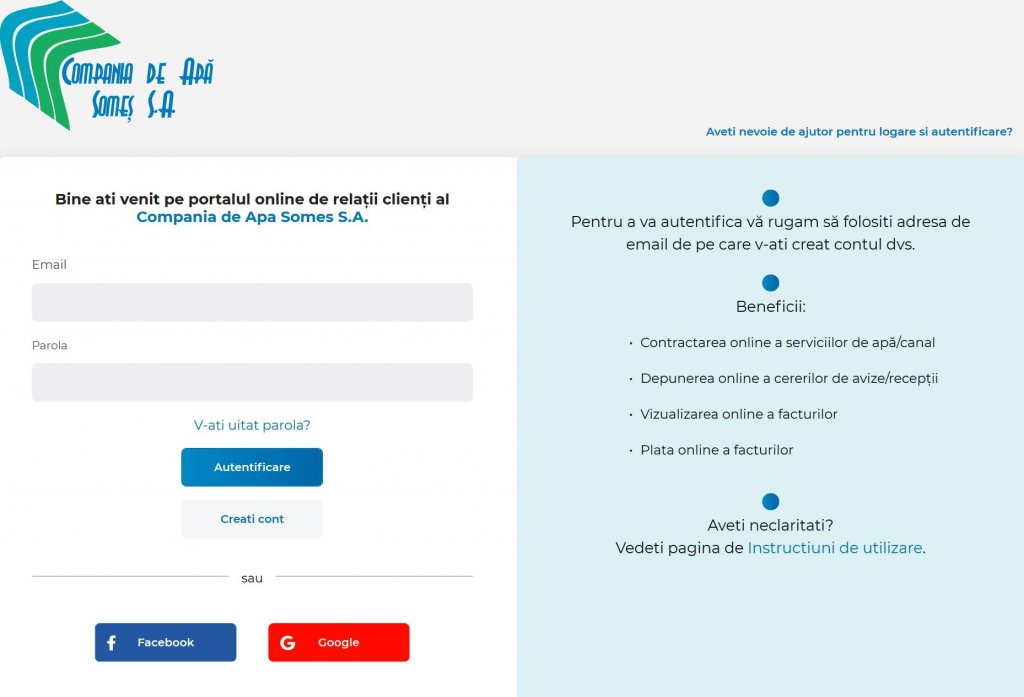 Noi facilități online pentru clienții Companiei de Apă Someș. Tișe: „Sunt avantaje multiple pentru clujeni”