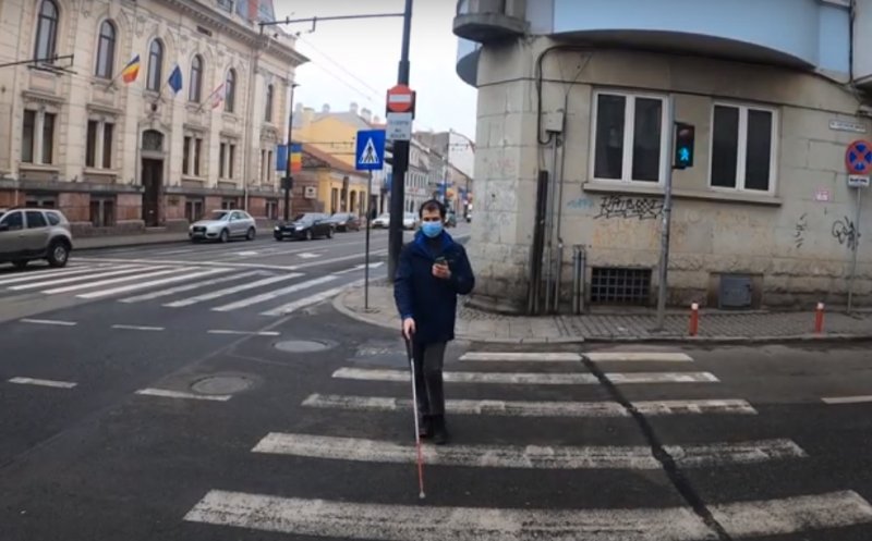 Sprijin pentru persoanele cu deficiențe de vedere la Cluj-Napoca: Aplicația mobilă Step-Hear