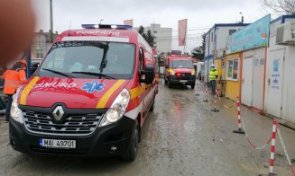 Accident pe un șantier din Cluj-Napoca