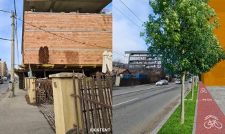 Cum se pierde un viitor bulevard din Cluj-Napoca din pricina a două clădiri cu balcoanele pe trotuar