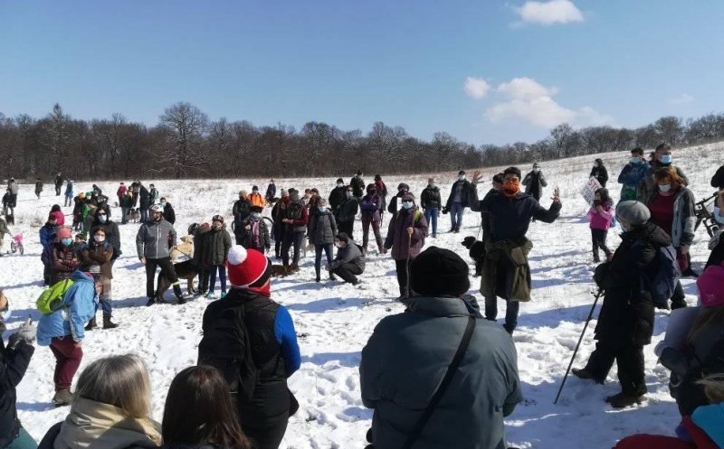 Amendă de până la 15.000 de lei pentru protestatarii din pădurea Hoia. Dohotaru: „Nu înțeleg cum un proprietar care a permis drumul ilegal prin pădure ia 4.000 de lei amendă, iar eu mai mult”