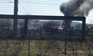 Incendiu la Cluj. A luat foc o casă în Sânicoară