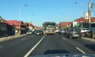 Accident în Florești. Implicate, un camion și o mașină