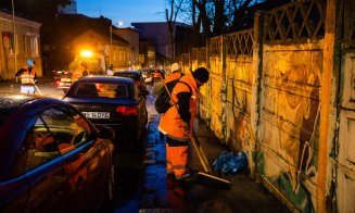 Străzile oraşului, spălate cu detergent pentru un Cluj mai curat