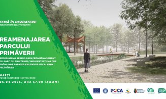 Parcul Primăverii, extins prin mutarea benzinăriei. 400 de arbori noi, shared space pe străzile vecine, machetă 3D cu Mănăşturul