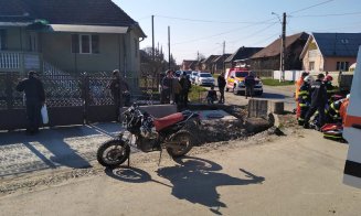 Motociclist decedat la Cluj după ce s-a izbit de un cap de pod. Nu avea permis de conducere