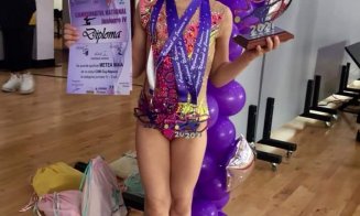 Junioră din Cluj, aur la Campionatele Nationale de Gimnastică Ritmică