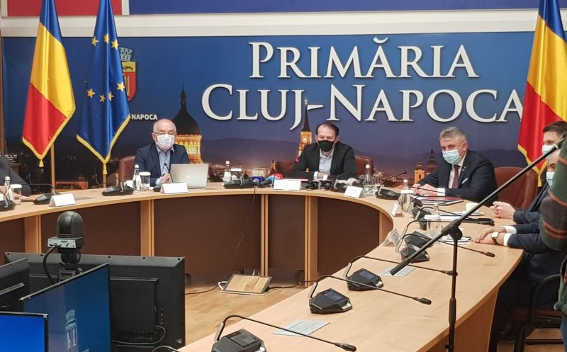 Conferință de presă susținută de premierul Florin Cîțu la Cluj-Napoca