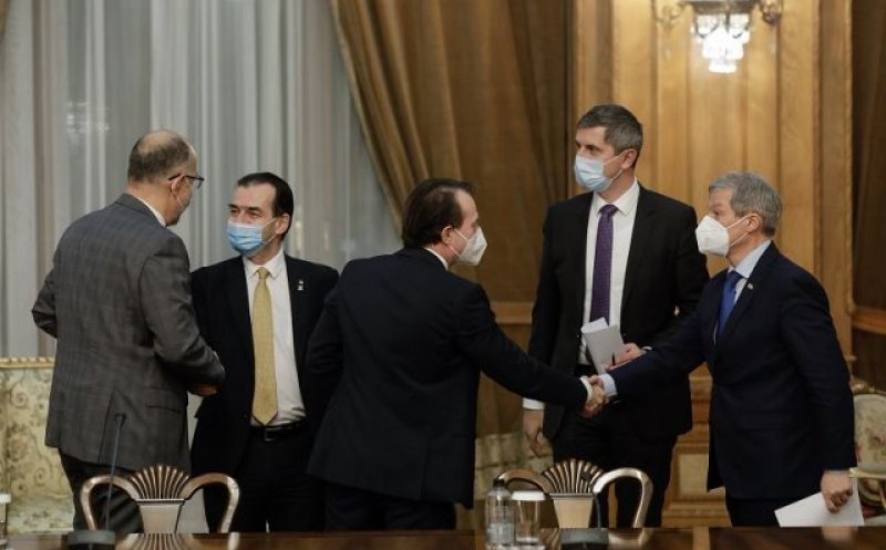 Continuă discuțiile între liderii coaliției pentru rezolvarea crizei politice