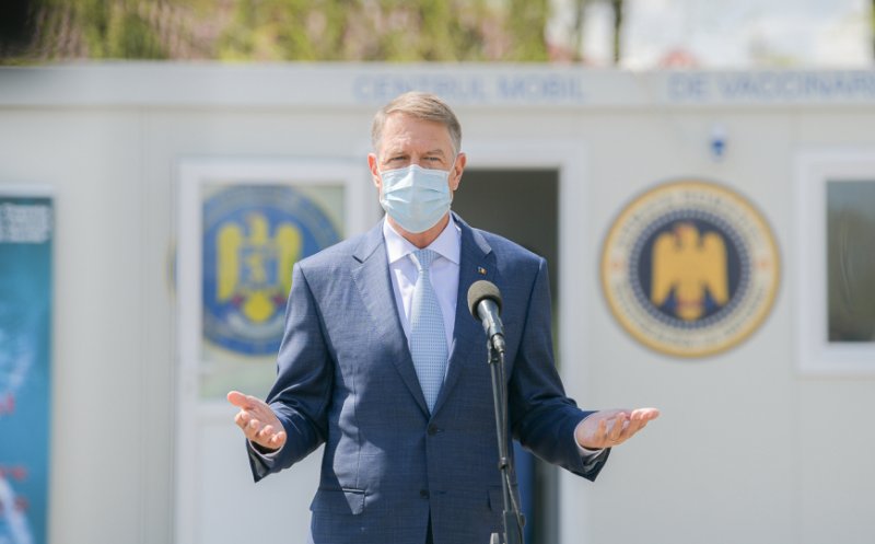 Iohannis:  Suntem în continuare în plină pandemie! Singura cale este vaccinarea