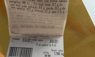 Surpriză neplăcută pentru un clujean. Tort cu blat mucegăit