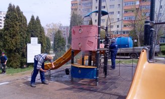 Cine a spus că Primăria Cluj-Napoca nu igienizează şi locurile de joacă?