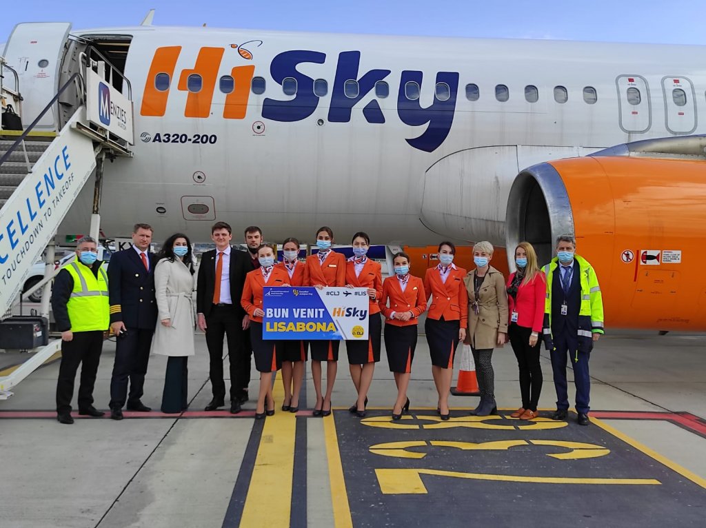 Premieră pe Aeroportul Cluj: a aterizat primul avion de la Lisabona. Când sunt programate cursele către Portugalia
