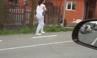 Casă cuprinsă de flăcări pe strada Giordano Bruno din Cluj-Napoca