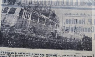 Primele troleibuze au ajuns la Cluj-Napoca în '59 şi circulau pe traseul Gară - Vama Someșeni