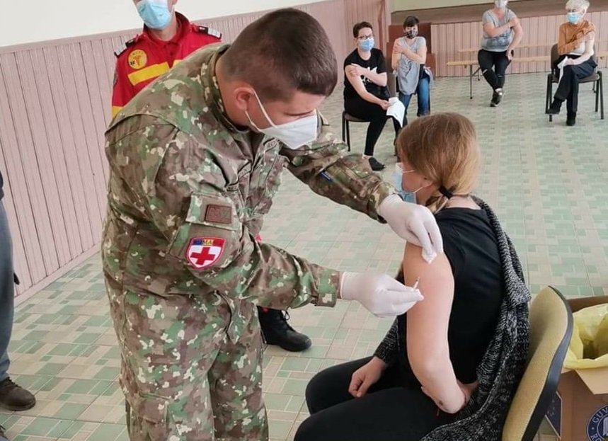 A început maratonul de vaccinare la Spitalul Militar din Cluj-Napoca, fără programare,  24 din 24