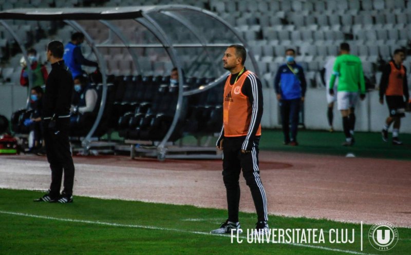 Enache își dorește să continue la “U” Cluj, dar în anumite condiții: “Nu aş vrea doar să mă leg de un contract, să stau într-o linişte aşa, că eu am contract”