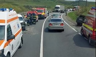 Încă un accident la Cluj. Trei mașini implicate
