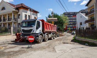 4 luni de șantier pe strada Mozart. Au început lucrările