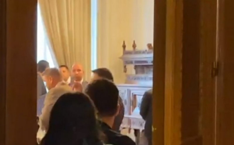 Ludovic Orban, petrecere la Parlament cu invitați FĂRĂ mască în interior. Legea spune că e interzis