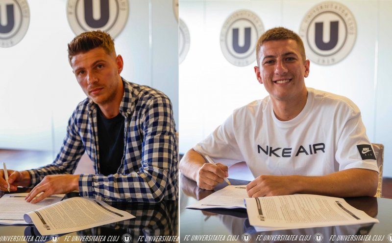 Primele declarații ale noilor jucători de la “U” Cluj: “Îmi doresc foarte mult să îi facem pe suporteri fericiți la cât mai multe meciuri”