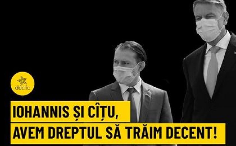 O treime dintre români, condamnaţi la sărăcie. Petiţie pentru Iohannis şi Cîţu: "Cerem salariul minim european!"