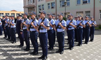 Elevii Școlii de Agenți de Poliție Cluj au depus jurământul militar