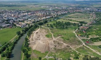 Situl poluat de la Poșta Rât din Turda se transformă în spațiu verde. Stadiul lucrărilor