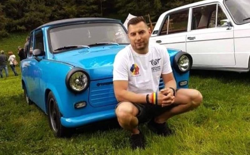 Cine este polițistul care a murit strivit în trabantul său. A pierdut controlul volanului iar impactul i-a fost fatal