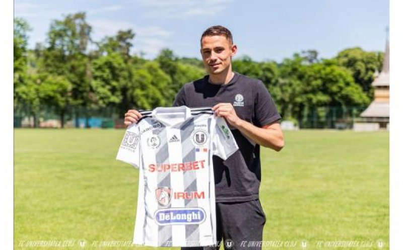 FC Universitatea Cluj are un nou jucător. Andrei Blejdea a jucat pentru Campionii FC Argeș și Dinamo