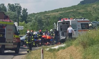 Accident cu motociclist la ieșirea din Baciu