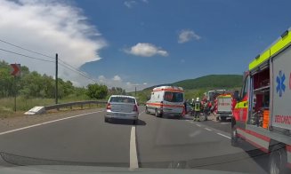Accident cu motociclist la ieșirea din Baciu
