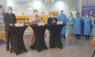 S-a deschis centrul de vaccinare anti-COVID din Aeroportul Cluj. Serul este de la Johnson&Johnson, o singură doză