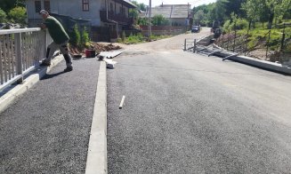 Podul din Văleni, reconstruit de la zero, redeschis circulației