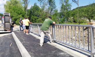 Podul din Văleni, reconstruit de la zero, redeschis circulației