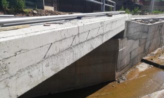 Podul din Văleni, reconstruit de la zero, redeschis circulației