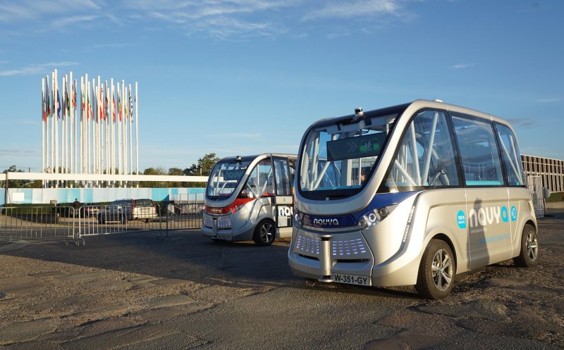 Cum ar putea arăta viitoarele autobuze fără șofer din Cluj. Două companii franceze se bat pentru a câștiga licitația